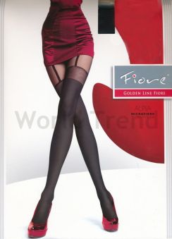 Fiore Alpia 60 Den Strumpfhose mit Strapshalter-Muster