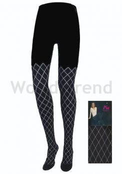 Riese Plus Size Karomuster Baumwolle Strumpfhose